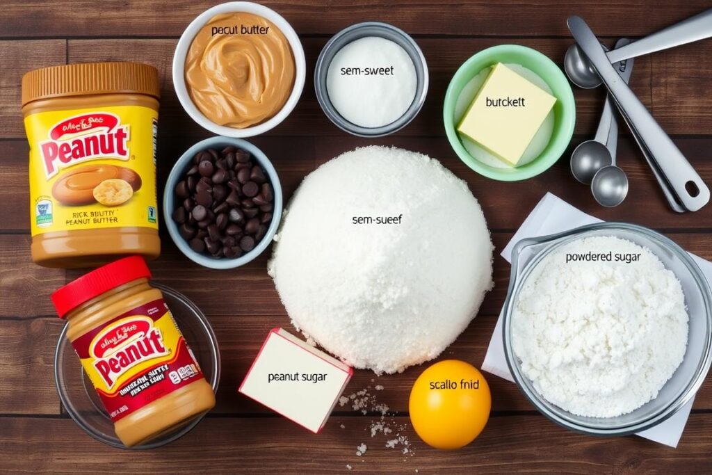 Buckeye Peanut Butter Pie Ingredients