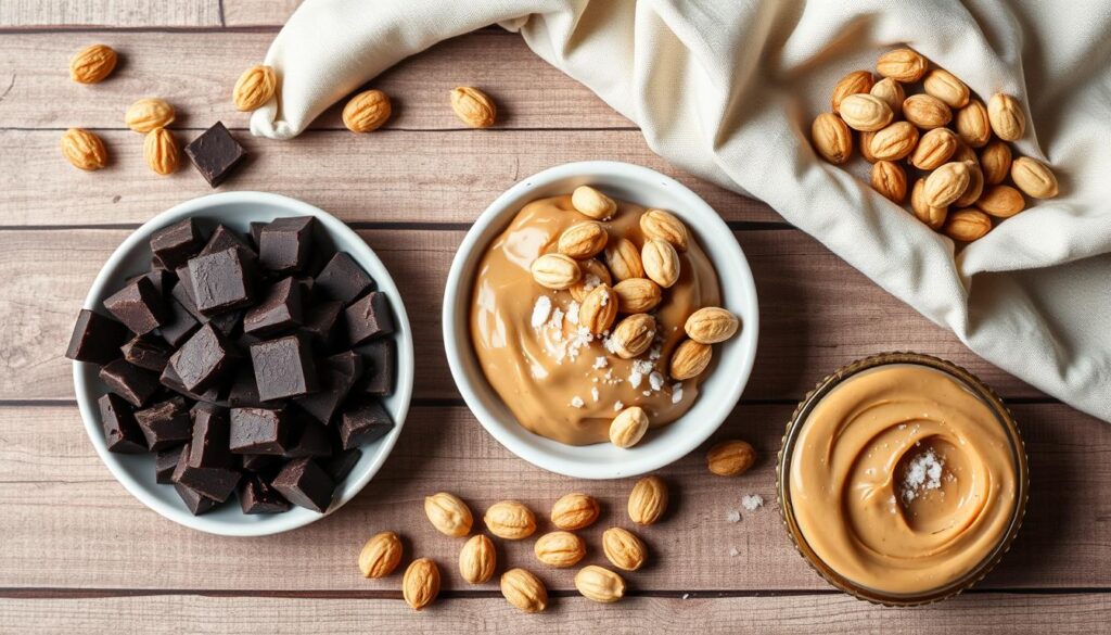 Chocolate Peanut Clusters Ingredients