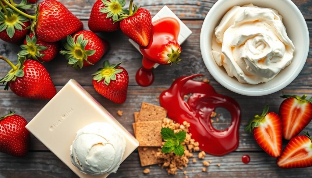 Does strawberry cheesecake ice cream have egg?