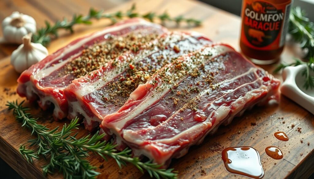 Preparing Tender Rib Meat