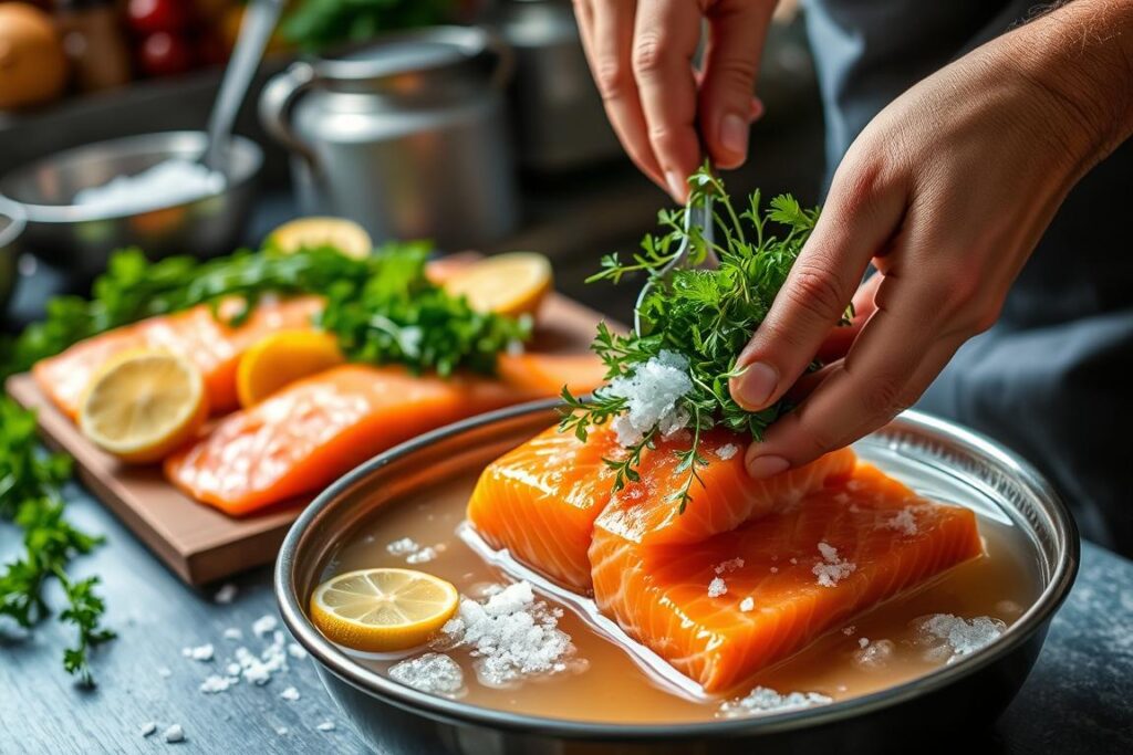 Salmon Brining Techniques