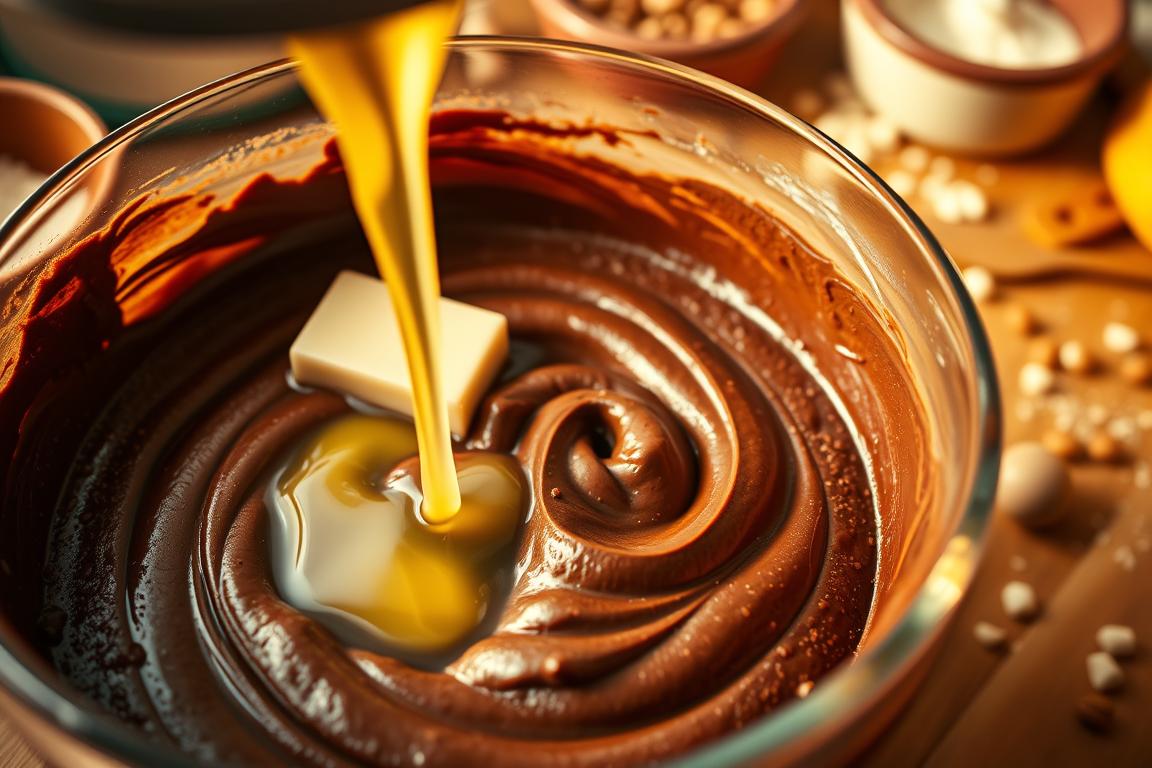 What happens if you put extra butter in brownies?