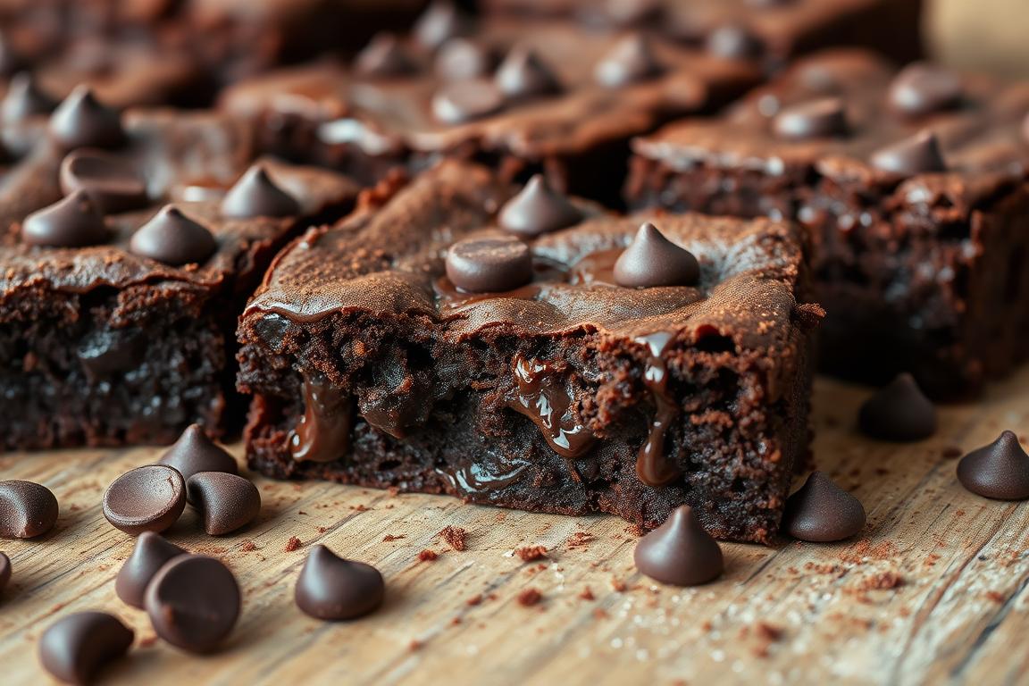 chocolate chip fudge brownies made in nature copycat