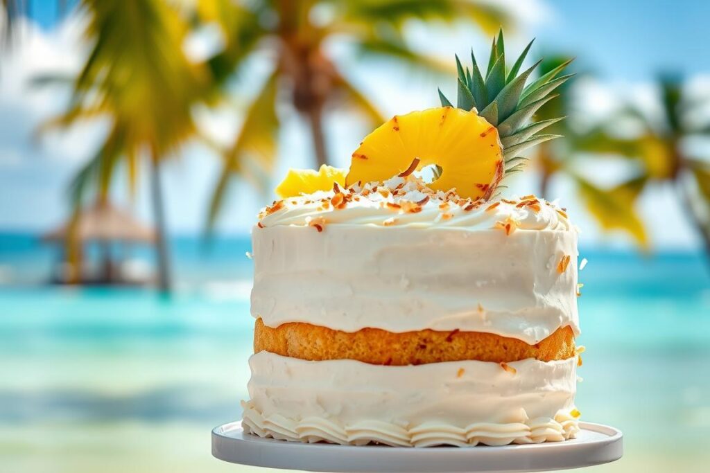 pineapple coconut dream cake